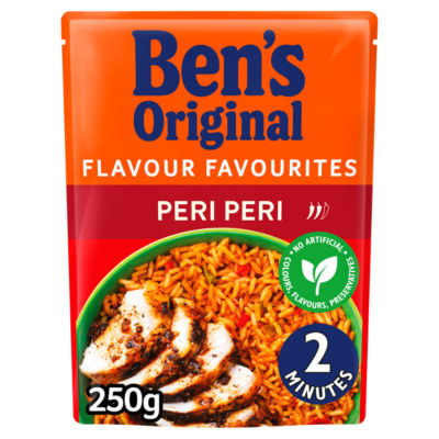 Bens Original Peri Peri Rice Ready To Heat 250g