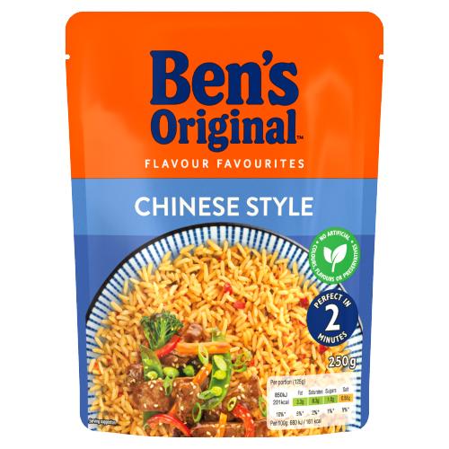 Bens Original Chinese Style Rice Ready To Heat 250g