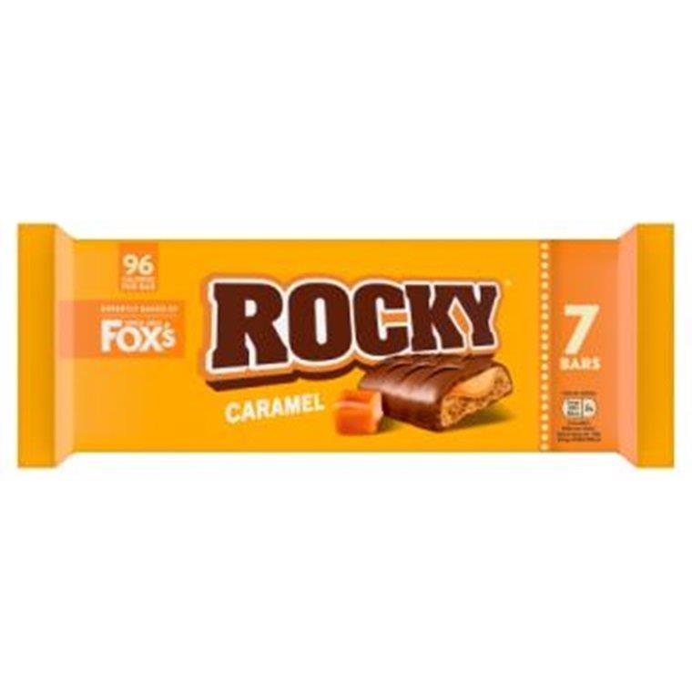 Foxs Rocky Caramel Bars 7pk 133g
