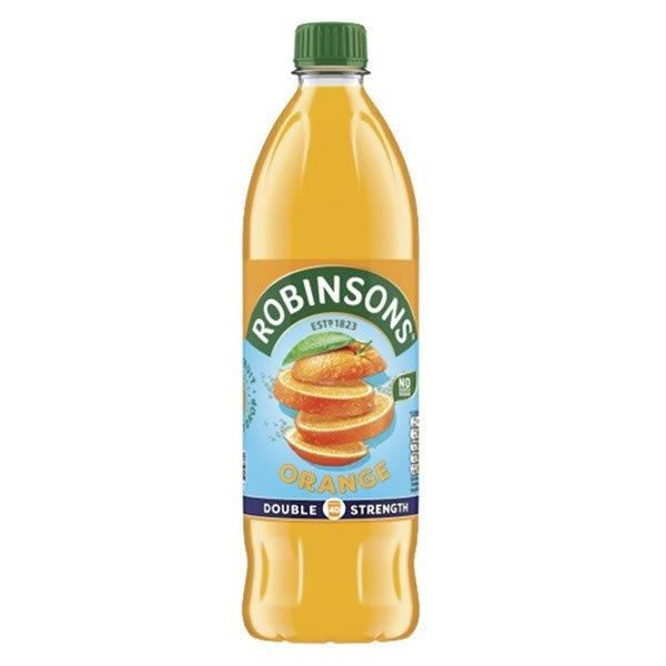 Robinsons Double Strength Orange NAS Fruit Squash PET 1Ltr