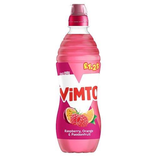 Vimto Still Sportscap Remix Raspberry Orange Passionfruit PM £1.25 500ml
