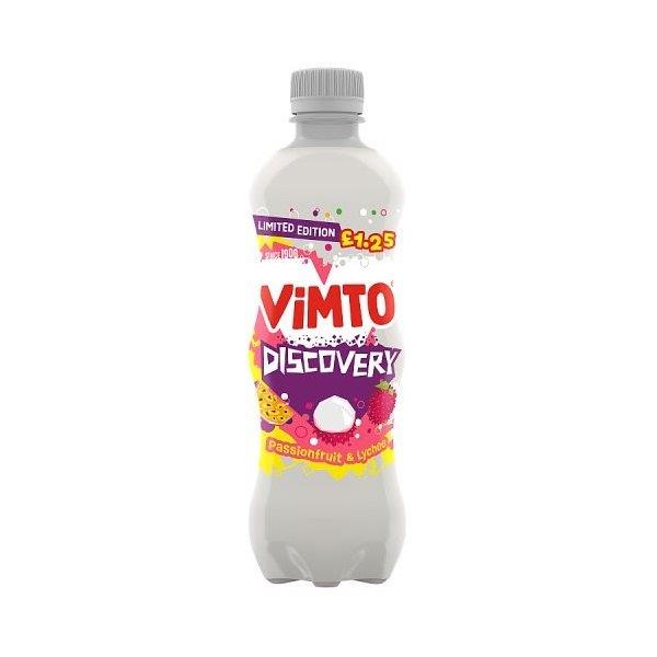 Vimto Discovery Passionfruit & Lychee PM £1.25 500ml NEW