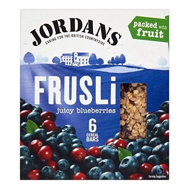 Jordans Frusli Blueberry Cereal Bar (6 x 30g) 180g NEW