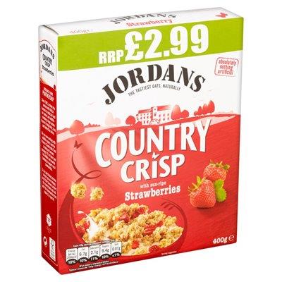 Jordans Country Crisp Strawberry PM £2.99 400g