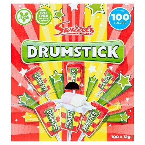 Swizzles Drumstick Lollies Dispenser Box 100s 1.4kg