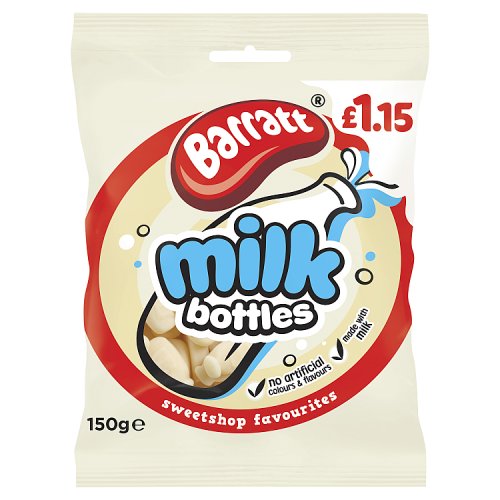 Barratt Milk Bottles PM £1.15 150g