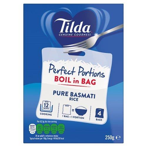 Tilda Boil In Bag Pure Basmati Rice 250g