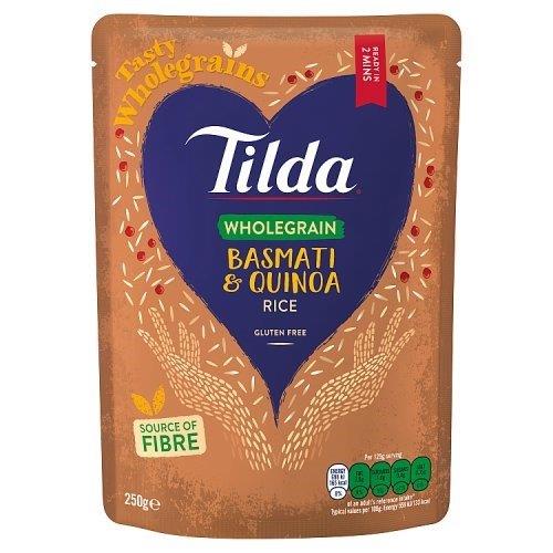 Tilda Microwave Steamed Basmati Brown & Quinoa Rice 250g