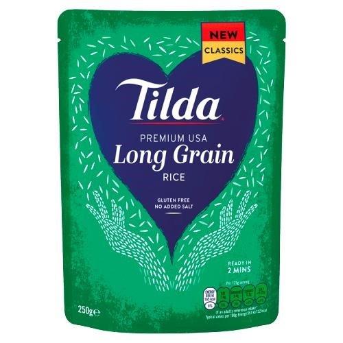 Tilda Microwave Steamed Long grain Rice 250g