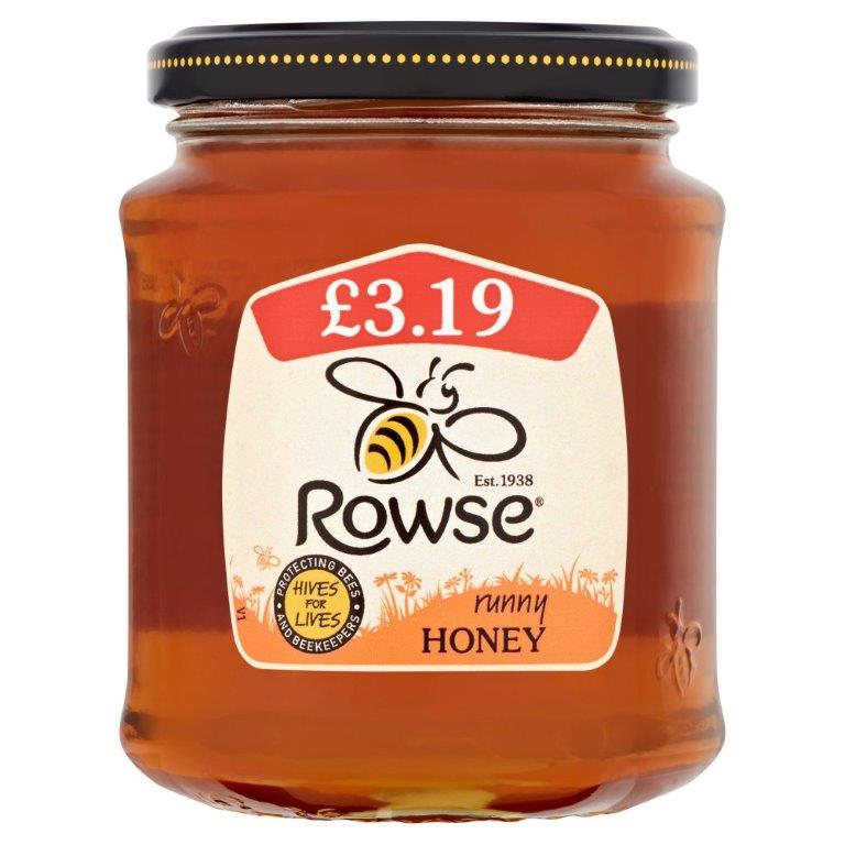 Rowse Clear Honey PM £3.19 340g