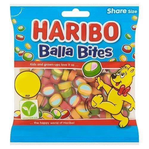 Haribo Bag Balla Bites PM £1.25 140g (Vegetarian)