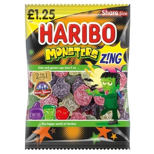 Haribo Monsters Z!Ng PM £1.25 140g NEW