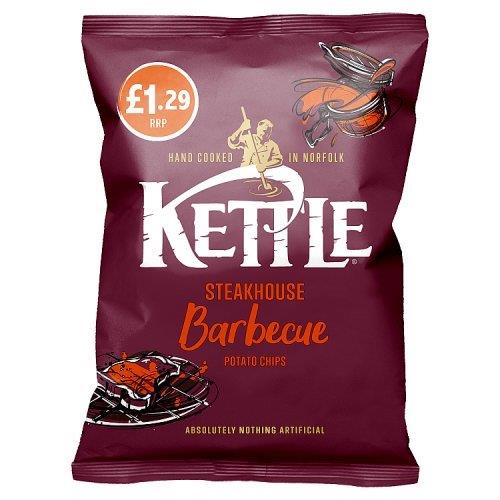 Kettle Chips Steak House Bbq PM £1.29 80g