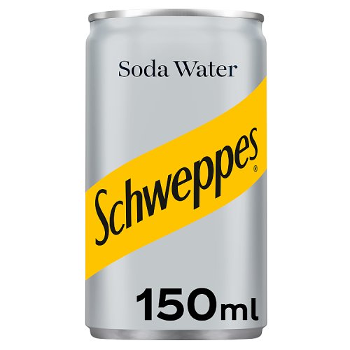 Schweppes Can Soda Water 150ml