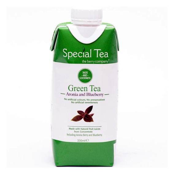 Berry Company Can Green Tea And Blueberry 330ml