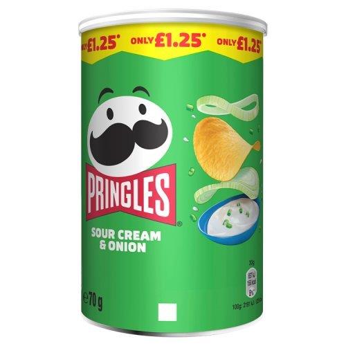 Pringles Sour Cream & Onion PM £1.25 70g