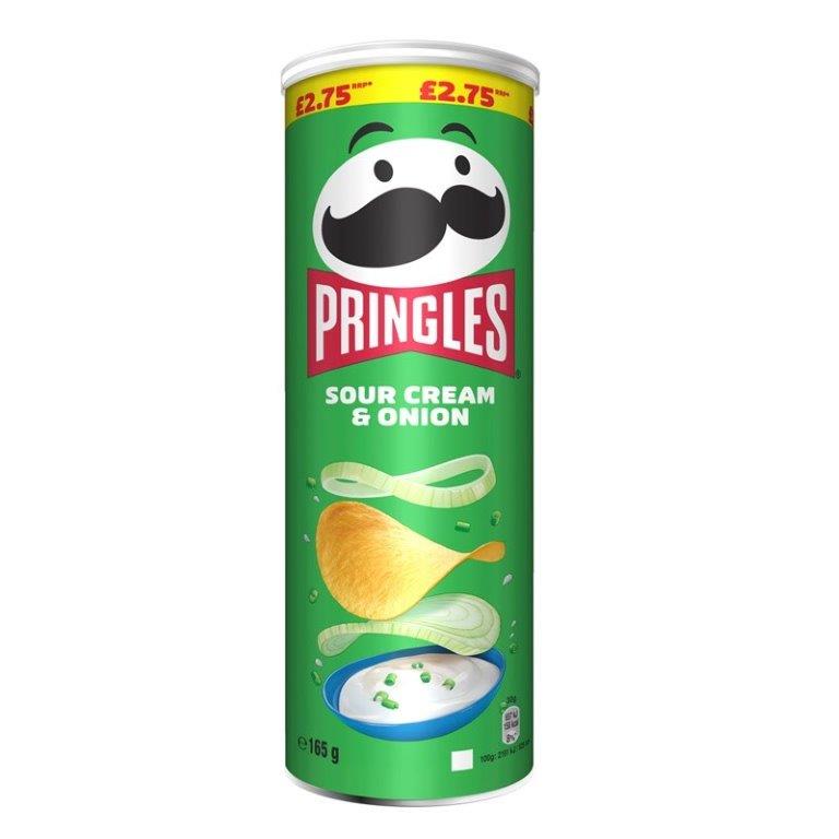 Pringles Sour Cream & Onion PM £2.75 165g