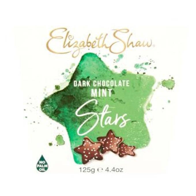 Elizabeth Shaw Dark Mint Stars 125g