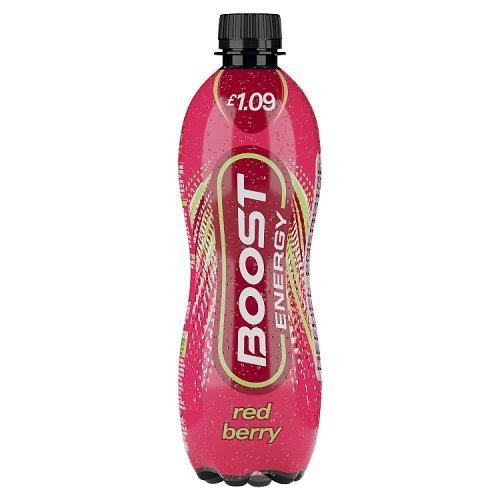 Boost Energy Red Berry PM £1.09 500ml PET