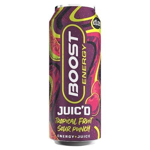 Boost Energy Juic'd Trop/Cherry PM £1.09 500ml