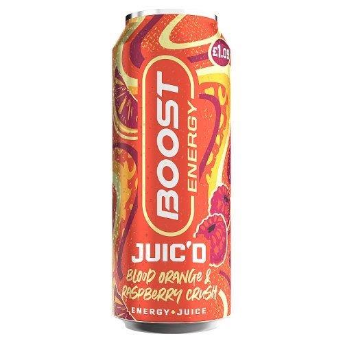 Boost Energy Juic'd Orange/Rasp PM £1.09 500ml