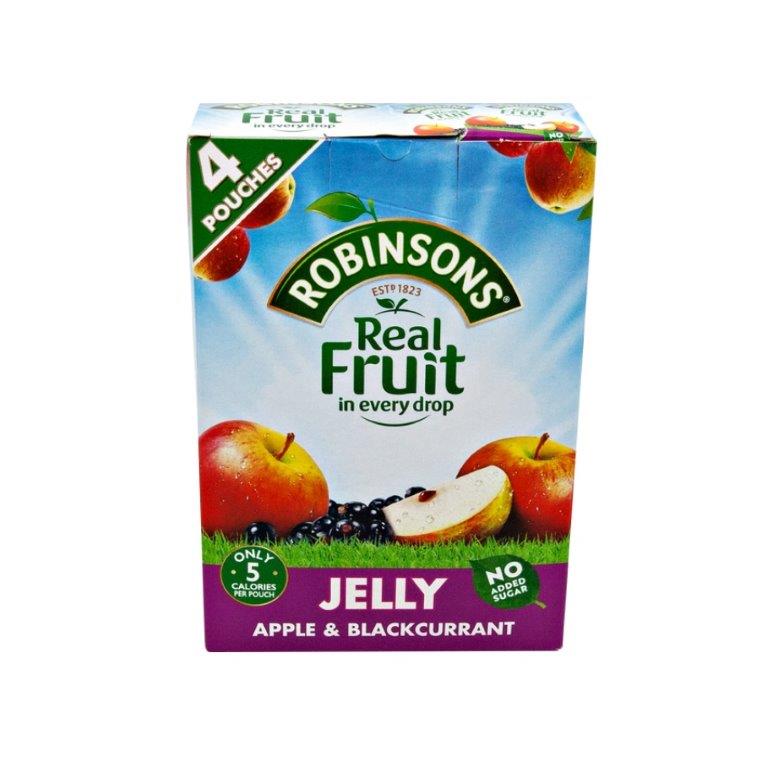 Robinsons Apple & Blackcurrant Jelly Pouches 4pk (4 x 80g) 320g