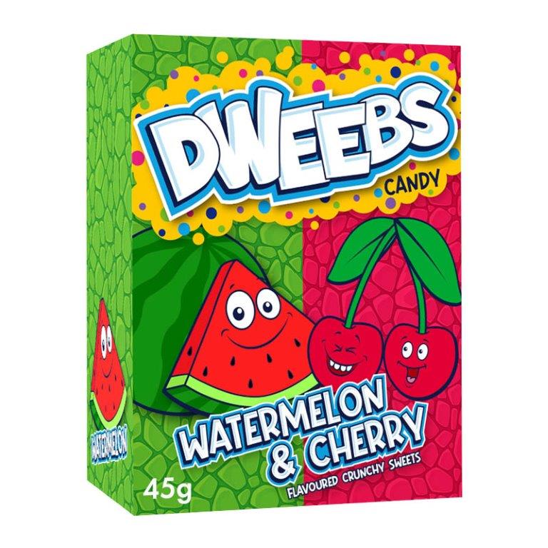 Dweebs Watermelon & Cherry Candy 45g