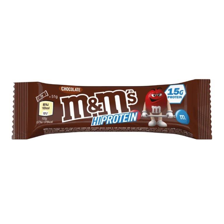 MPO M&Ms Hi-Protein Bar Chocolate 51g