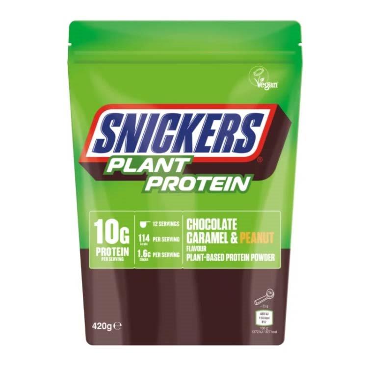 MPO Powder Snickers Plant Protein Chocolate, Caramel & Peanuts 420g
