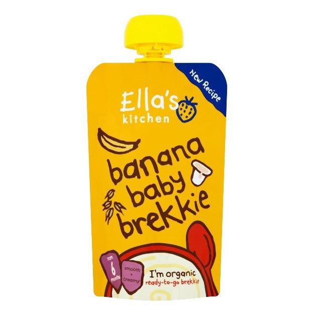 Ellas Kitchen Organic Banana Baby Brekkie Pouch 6+ Months 100g