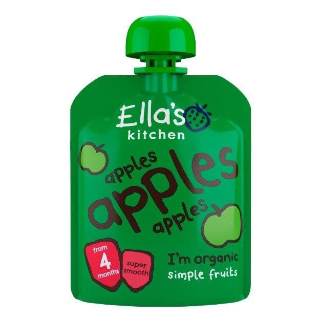 Ellas Kitchen Organic Apples First Tastes Baby Pouch 4+ Months 70g