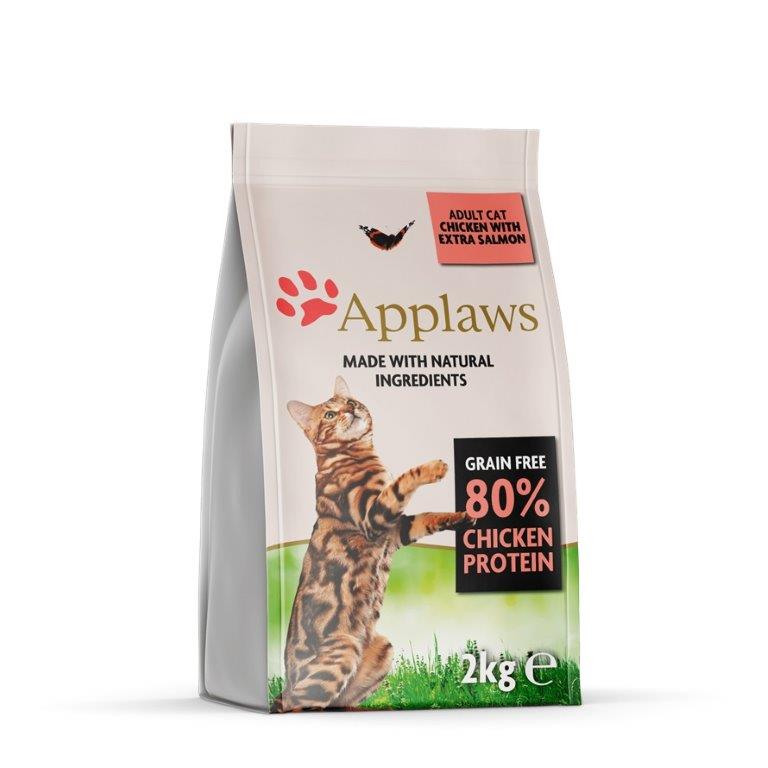 Applaws Cat Dry Adult Chicken With Extra Salmon 2kg
