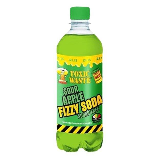 Toxic Waste Fizzy Soda Sour Apple 500ml PM £1.19