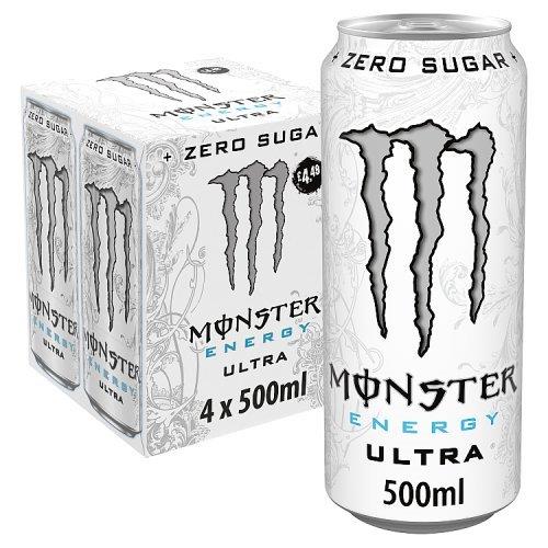 Monster Ultra White 4pk £4.49 (4 x 500ml)