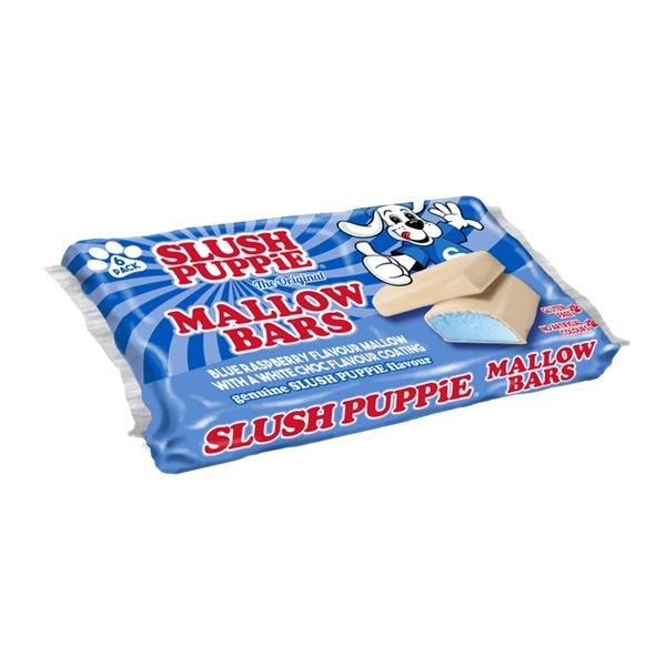 Slush Puppie Mallow Bars Blue Raspberry 6pk 120g NEW