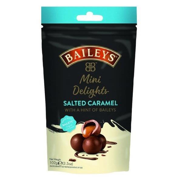 Baileys Salted Caramel Milk Chocolate Mini Delights In Pouch 102g (Contains Alcohol)
