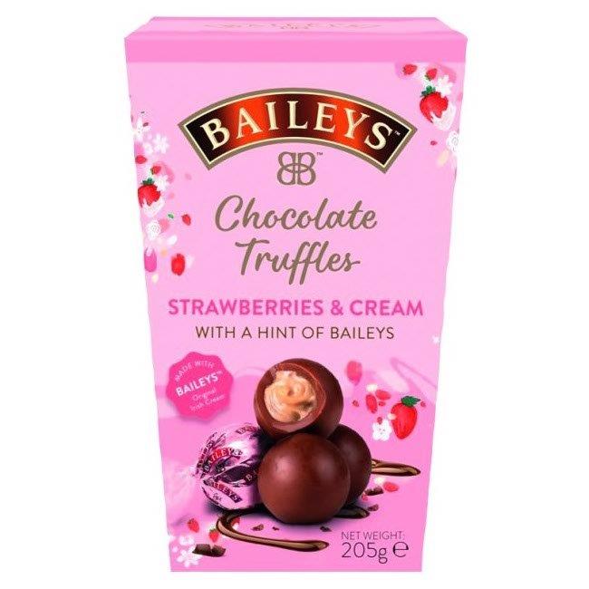 Baileys Strawberry & Cream Twist Wrapped Truffles In Carton 205g