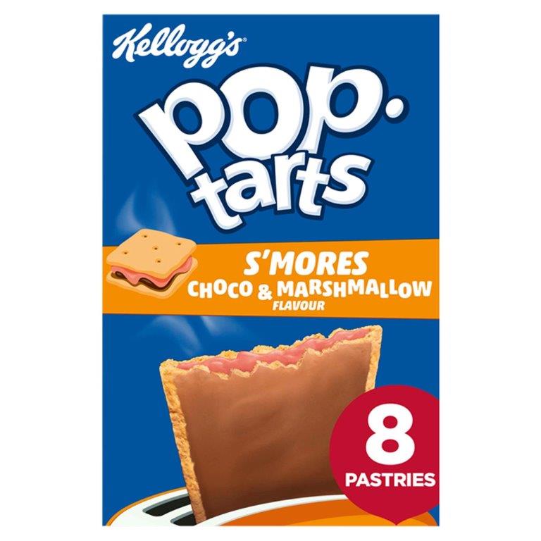 Kelloggs Pop Tarts Smores Pastry Snacks (8 x 48g) NEW