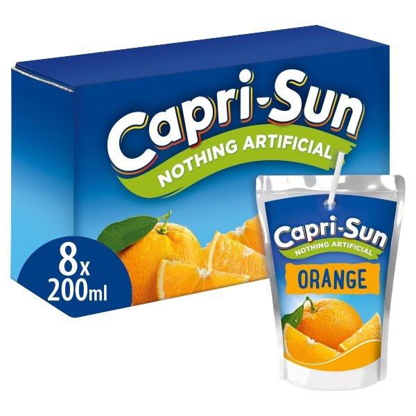 Capri Sun Orange 8pk (8 x 200ml)