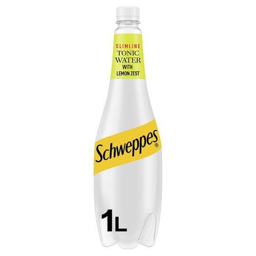 Schweppes Slimline Tonic Water & Lemon 1Ltr