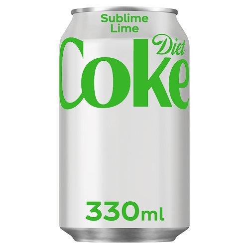 Coke Diet Sublime Lime Can 330ml