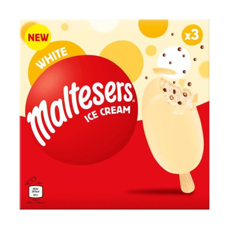 Maltesers White Ice Cream Stick 3pk