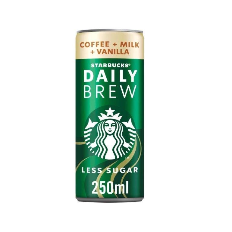 Starbucks Daily Brew Coffee Milk Vanila 250ml NEW
