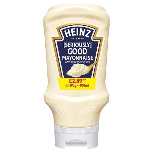 Heinz Seriously Good Mayonnaise PM £2.89 400ml