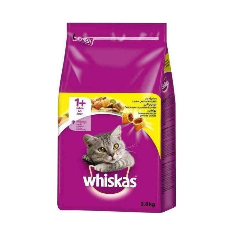 Whiskas 1+ Cat Complete Dry & Chicken 3.8kg