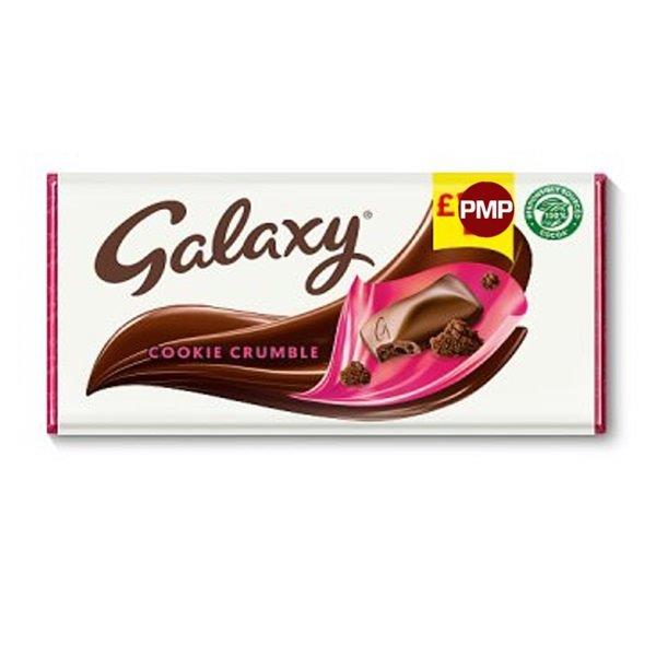 Galaxy Block Cookie Crumble PM £1.35 114g