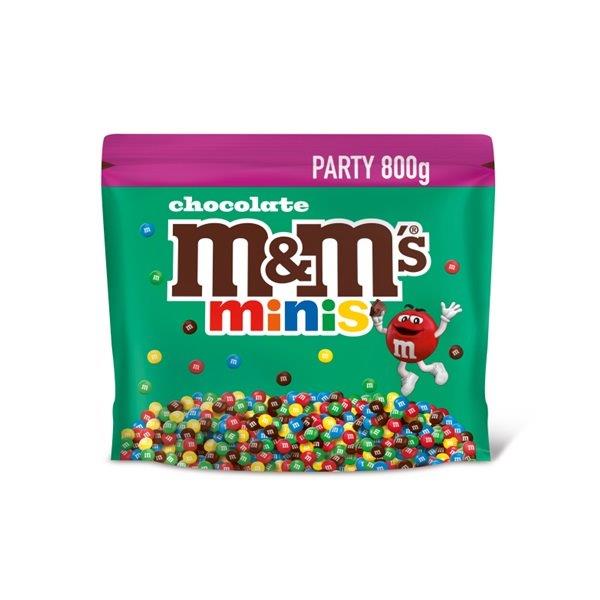M&Ms Minis Party Pack 800g NEW