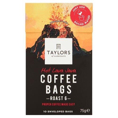 Taylors Hot Lav Java Coffee Bags 10s 75g
