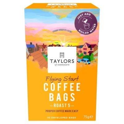 Taylors Flying Start Coffee Bags 10s 75g