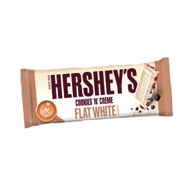 Hersheys Cookies N Creme Flat White Block 90g NEW